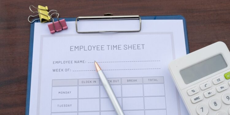 construction time sheet