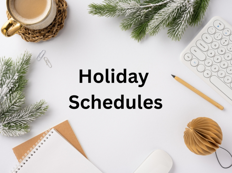holiday schedule tips